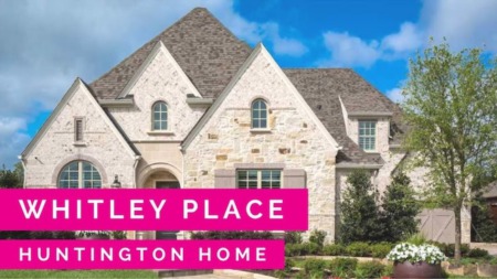 The New Huntington Homes Model in Whitley Place